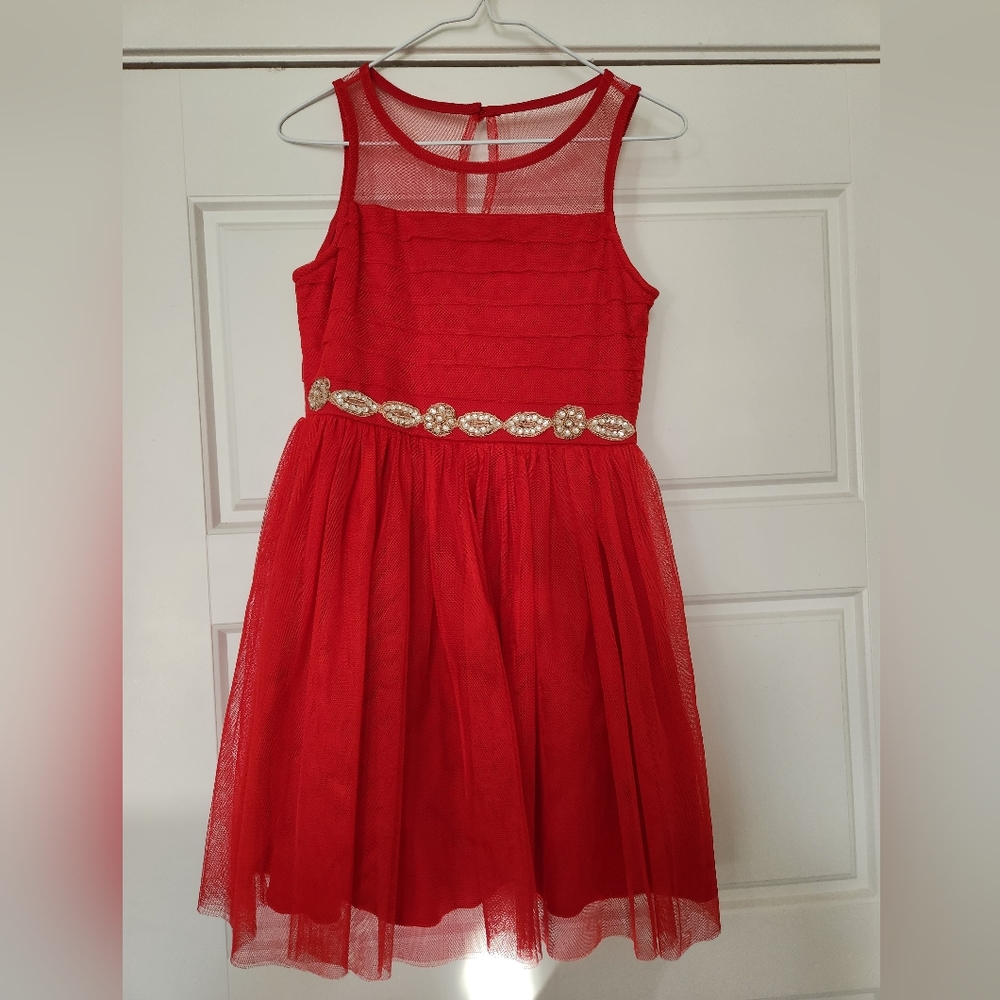 Sequin Hearts Girls dress